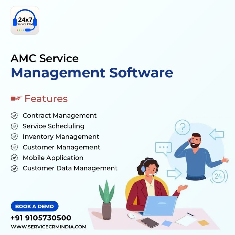 Best AMC Management Software Mobile Application in India - Service CRM