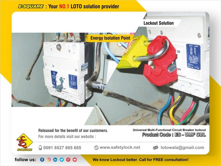 Isolation Point and Lockout Tagout Solution: Universal Multifunctional Circuit Breaker Lockout