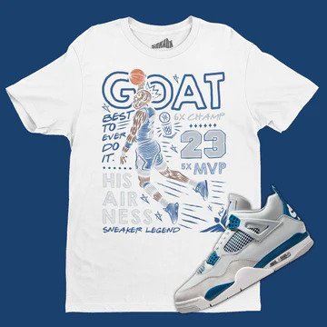 Buy Jordan 4 Industrial Blue Shirt at SNKADX: Elevate Your Style
