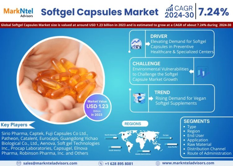 Softgel Capsules Market Crosses, envisions 25.1% CAGR Surge Up to 2030