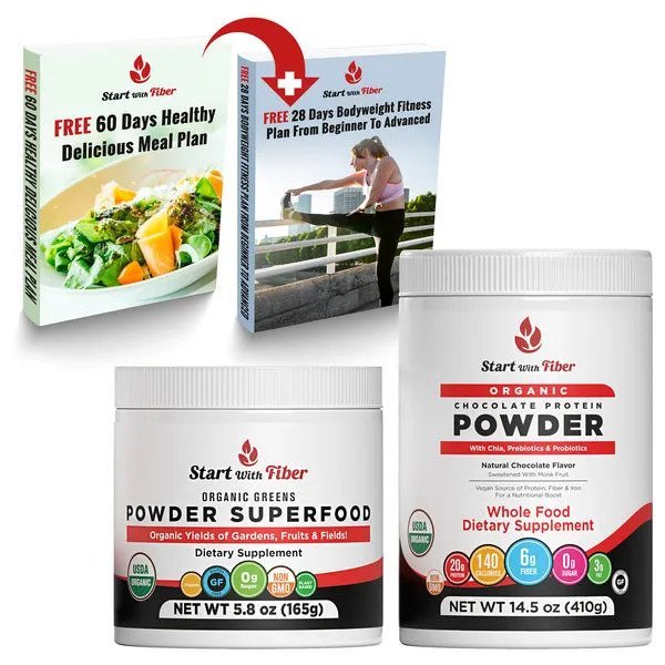 Get the Best Results with High-Fiber Plant-Based Protein and Organic Green Powders