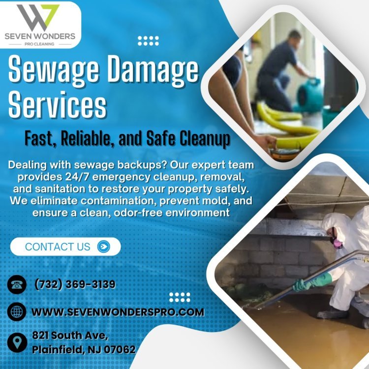 Reliable Emergency Sewage Backup Services Near NJ