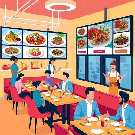 Restaurant Digital Signage: What Size Screen Do You Need?